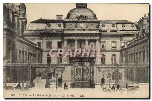 Ansichtskarte AK Paris Le Palais de Justice La Facade