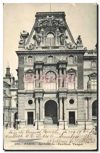 Cartes postales Paris Le Louvre Pavillon Turgot