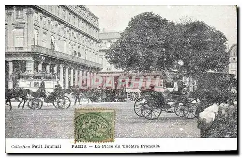 Ansichtskarte AK Paris Petit Journal La Place du Theatre Francais