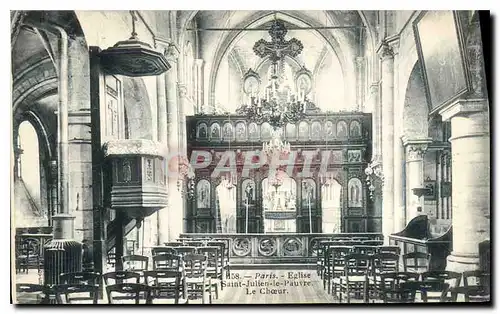 Ansichtskarte AK Paris Eglise Saint Juline le Pauvre Le Choeur