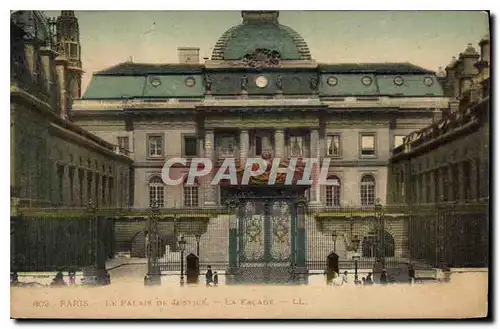 Ansichtskarte AK Paris Le Palais de Justice La Facade