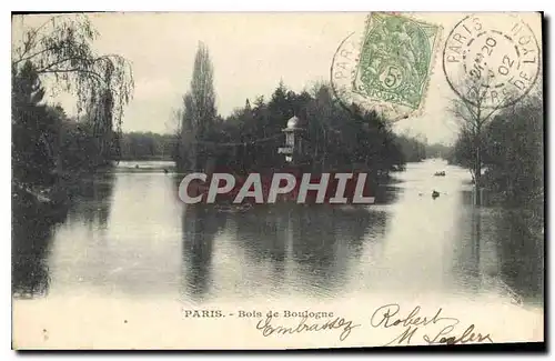 Cartes postales Paris Bois de Boulogne