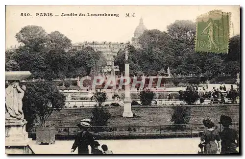 Cartes postales Paris Jardin du Luxembourg