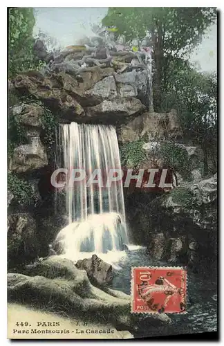 Cartes postales Paris Parc Montsouris La Cascade