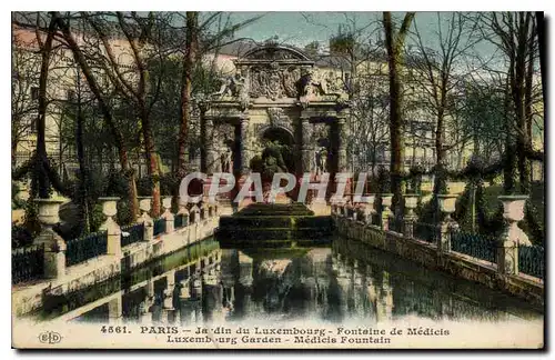 Ansichtskarte AK Paris Jardin du Luxembourg Fontaine de Medicis