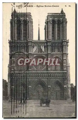 Cartes postales Paris Eglise Notre Dame