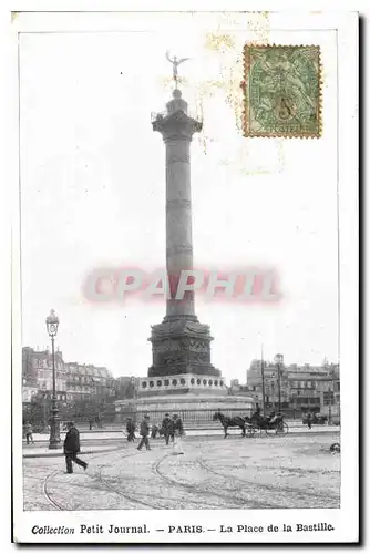 Ansichtskarte AK Paris Petit Journal La Place de la Bastille