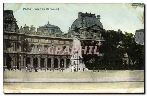 Ansichtskarte AK Paris Cour du Carrousel