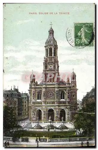 Cartes postales Paris Eglise de la Trinite