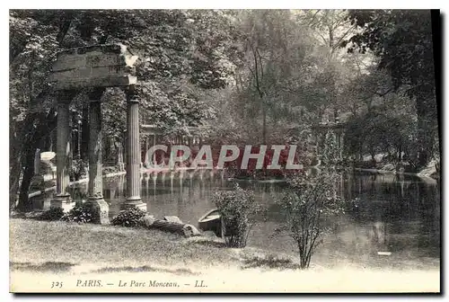 Cartes postales Paris Le Parc Monceau