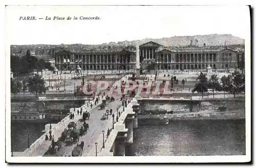 Cartes postales Paris Place de la Concorde