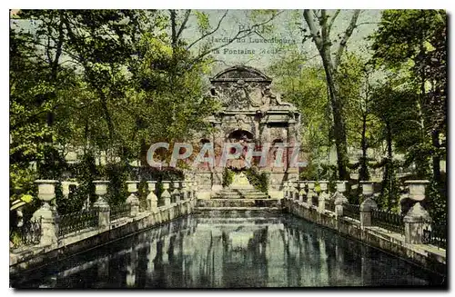 Cartes postales Paris Jardin du Luxembourg du Fontaine