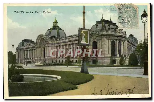 Cartes postales Paris Le Petit Palais