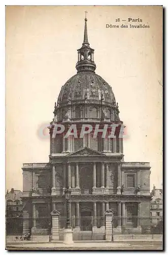 Cartes postales Paris Dome des Invalides