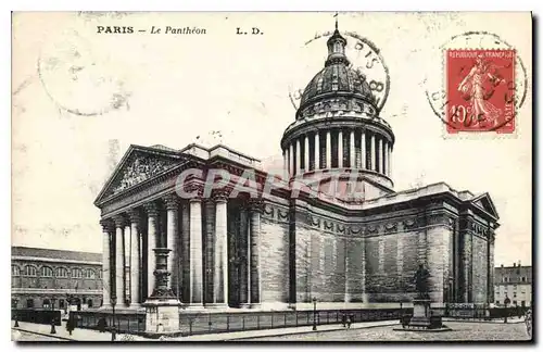 Cartes postales Paris Le Pantheon