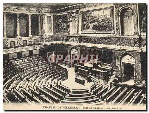 Ansichtskarte AK Chateau de Versailles Salle du Congres