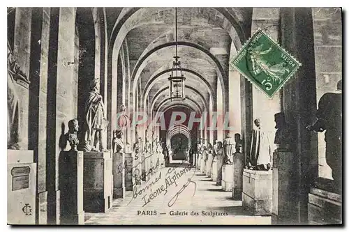 Cartes postales Paris Galerie des Sculptures