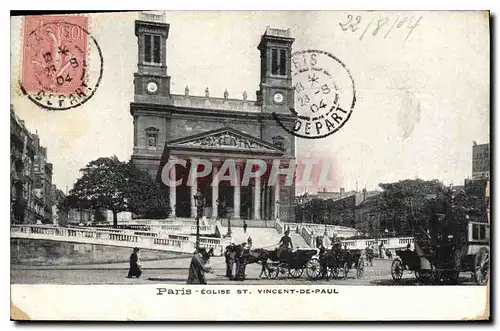 Cartes postales Paris Eglise St Vincent de Paul