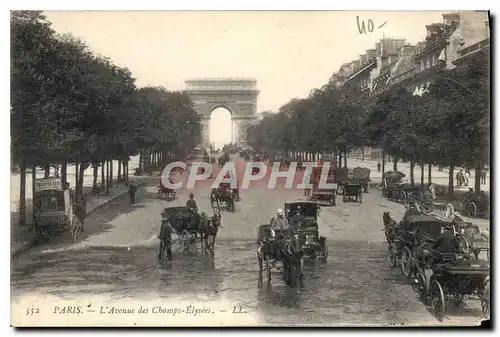 Ansichtskarte AK Paris L'Avenue des Champs Elyses