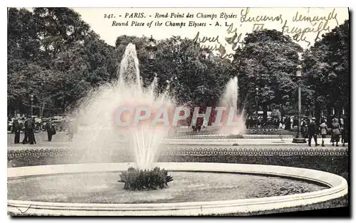 Cartes postales Paris Rond Point des Champs Elysees