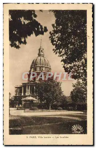 Cartes postales Paris Ville lumiere Les Invalides