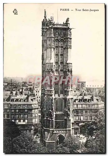 Cartes postales Paris Tour Saint Jacques