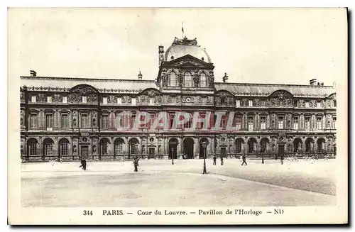 Ansichtskarte AK Paris Cour de Louvre Pavillon de l'Horloge