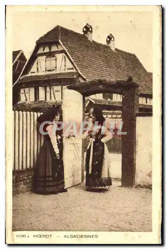 Cartes postales Folklore Hoerdt Alsaciennes Folklore