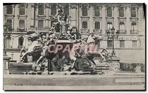 Cartes postales Lyon Fontaine Bartholdi