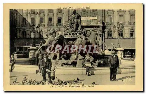 Cartes postales Lyon Fontaine Bartholdi