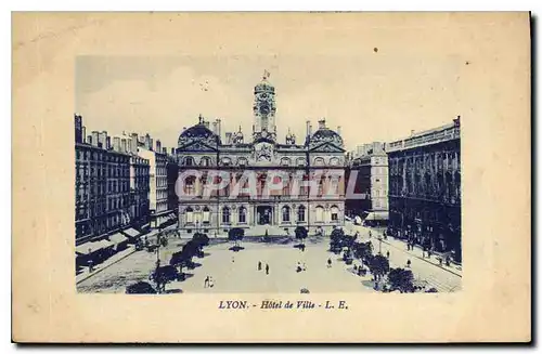 Cartes postales Lyon Hotel de Ville