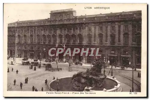 Cartes postales Lyon Artistique Palais Saint Pierre Place des Terreaux