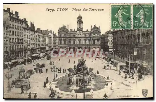 Cartes postales Lyon Place des Terreaux
