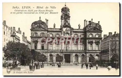 Cartes postales Lyon Hotel de Ville