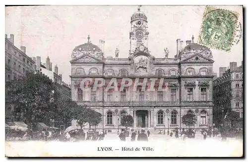 Cartes postales Lyon Hotel de Ville