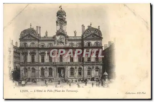 Cartes postales Lyon L'Hotel de Ville (Place des Terreaux)