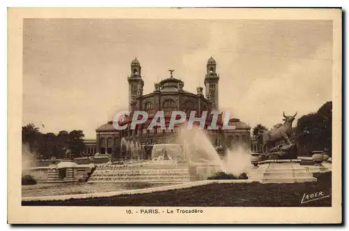 Cartes postales Paris Le Trocadero