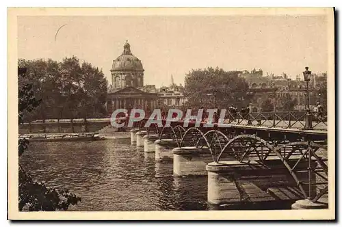 Ansichtskarte AK Paris Le Pont des Arts et l'Institut