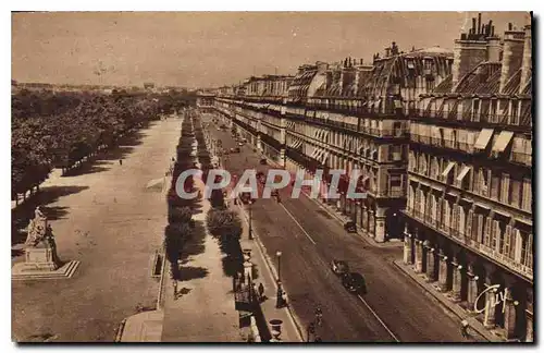 Ansichtskarte AK Paris et ses Merveilles Rue de Rivoli et jardin des Tuileries