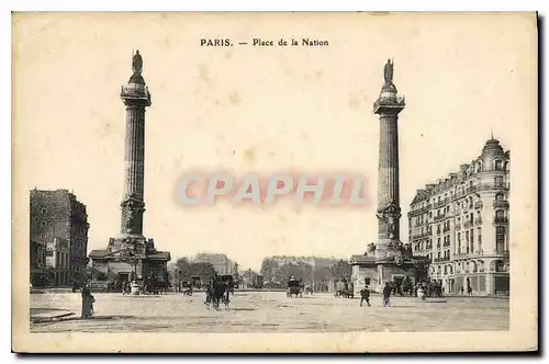 Cartes postales Paris Place de la Nation