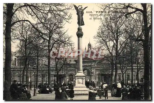 Cartes postales Paris Square des Arts et Metiers