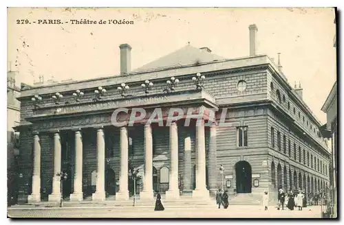 Cartes postales Paris Theatre de l'Odeon