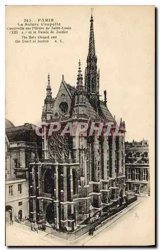 Cartes postales Paris La Sainte Chapelle