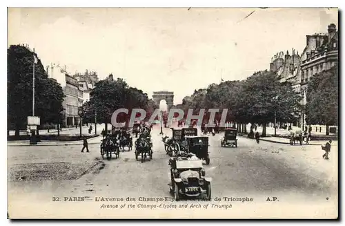 Cartes postales Paris L'Avenue des Champs Elysees