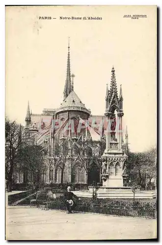 Cartes postales Paris Notre Dame (L'Abside)