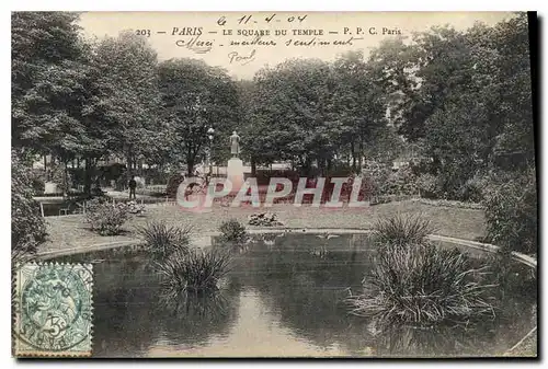 Ansichtskarte AK Paris Le Square du Temple