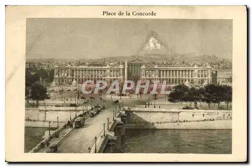 Cartes postales Paris Place de la Concorde