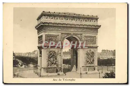 Cartes postales Paris Arc de Triomphe