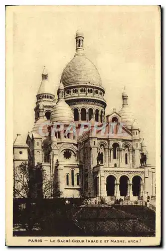 Cartes postales Paris Le Sacre Coeur (Abadie et Magne arch)