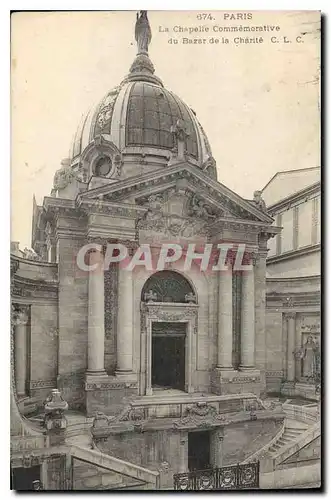 Ansichtskarte AK Paris La Chapelle Commemorative du Bazar de la Charite